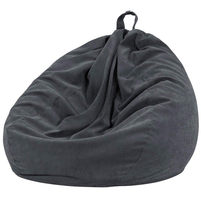 Nobildonna 3 ft Bean Bag Chair Cover (No Filler) for Adults and Kids  300L Extra Large Stuffed Animal Storage Bean Bag Washable Soft Premium Corduroy Stuffable Bean Bag Cover - Image 1